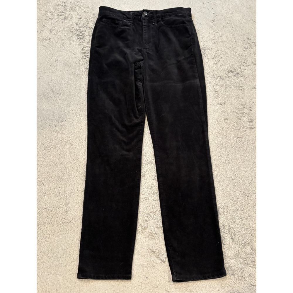 Gap Corduroy Pants Womens 29 Black Mid-Rise True Skinny Casual Denim